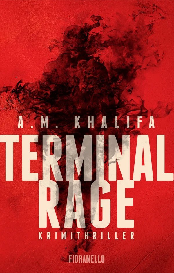 Terminal Rage af A.M. Khalifa, dansk udgave, omslag